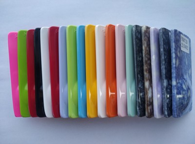 copeaux de couleurs de mélamine