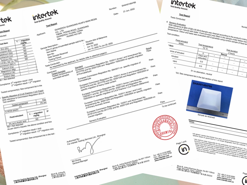 Certificat Intertek 2022