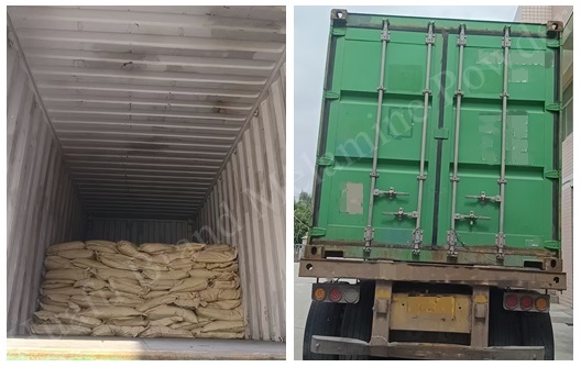 Expédition à l'exportation de poudre de mélamine d'excellente qualité de marque Huafu pour la production de vaisselle