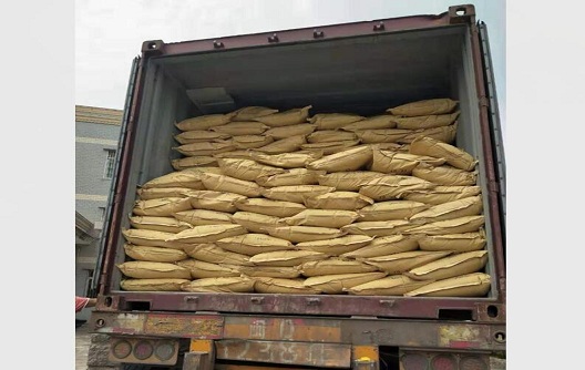 Expédition complète d'achat de poudre de mélamine par un client sud-américain