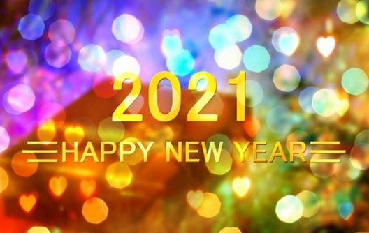 Avis de vacances du Nouvel An 2021 --- Mélamine Huafu